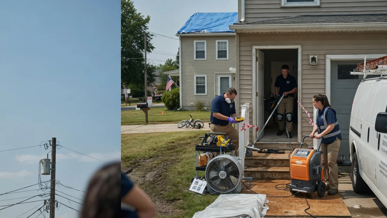 Water Damage Repair in Thompson, PA near me